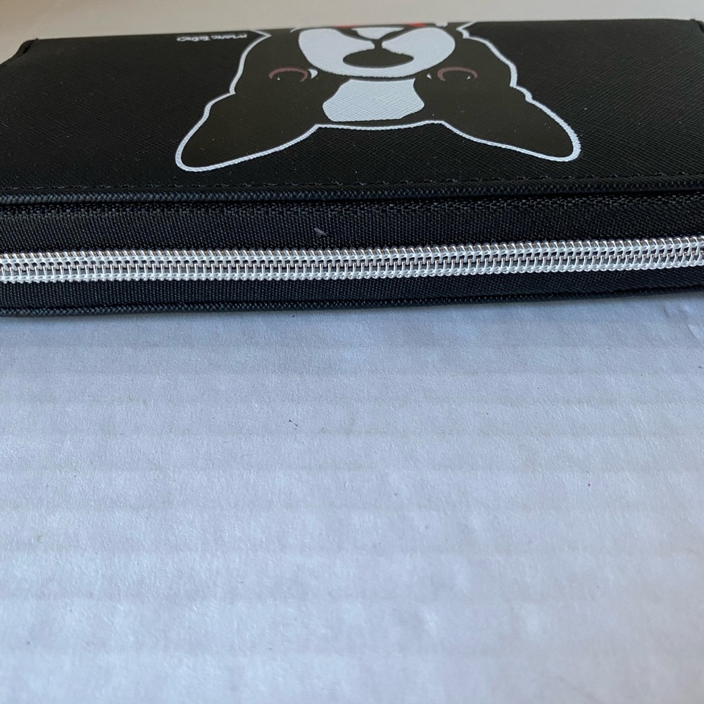 Marc Tetro Wallet Boston Terrier Black New - Picture 7 of 13